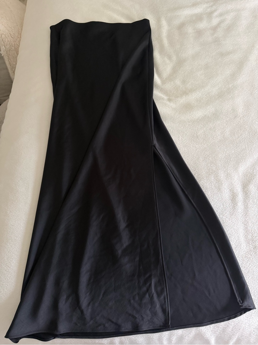 Express Black Maxi Skirt with Side Slit